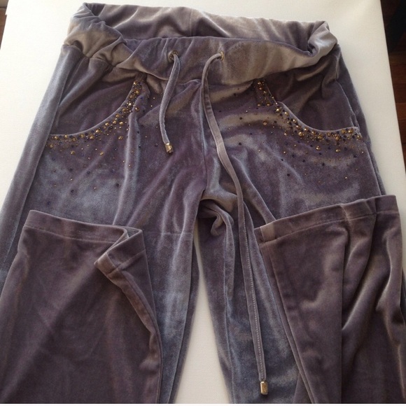 Robert Cavalli Velvet Zip Up & Pants Set - Picture 4 of 5